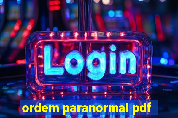 ordem paranormal pdf